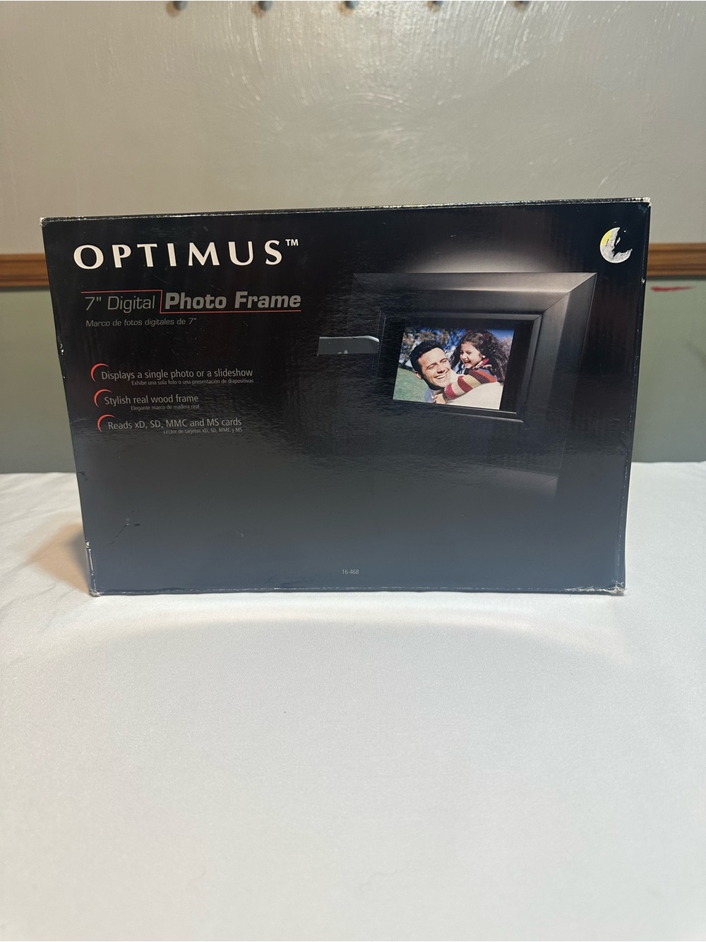7" Digital Photo Frame in Black - tested and works